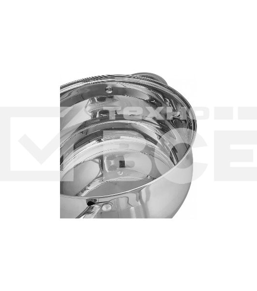 Кастрюля WEBBER BE-355/2 6,5 л, 24 см, из нержавеющей стали со стеклянной крышкой