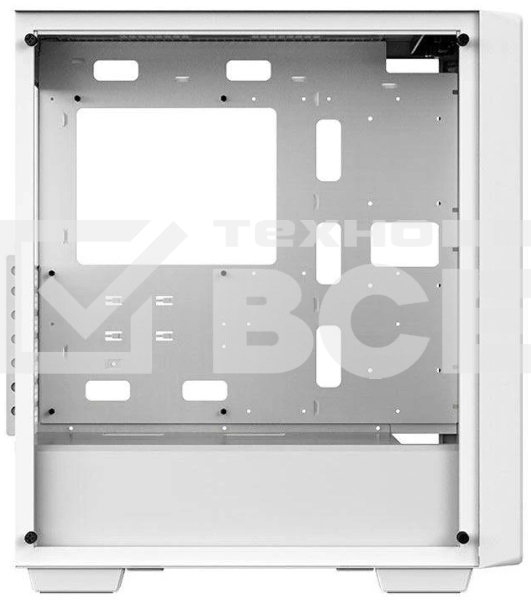 Компьютерный корпус без блока питания Deepcool CC560 WH Limited, Midi-Tower, TG, no fans, 1xUSB-A 3.0, 1xUSB 2.0, ATX, mATX, mITX белый