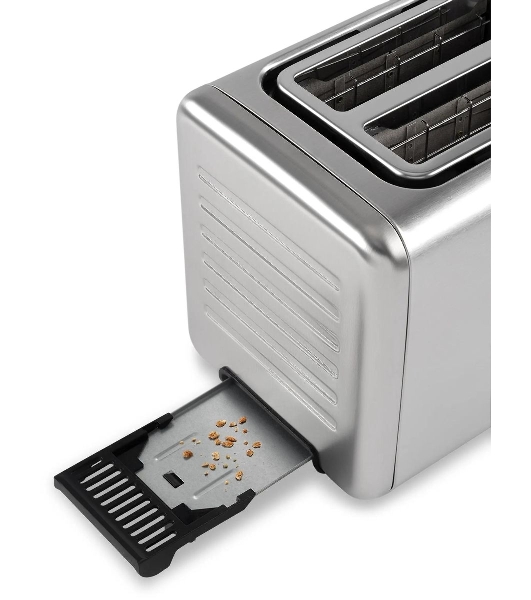 Тостер Hyundai HYT-3305 800Вт черный/серебристый