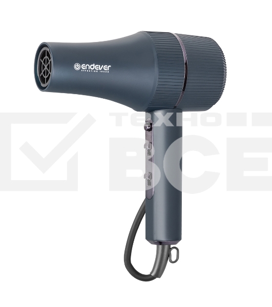 Фен Endever Aurora-515, Мощность 2200Вт, Количество скоростных режимов 2, Количество температурных режимов 3, Режим 