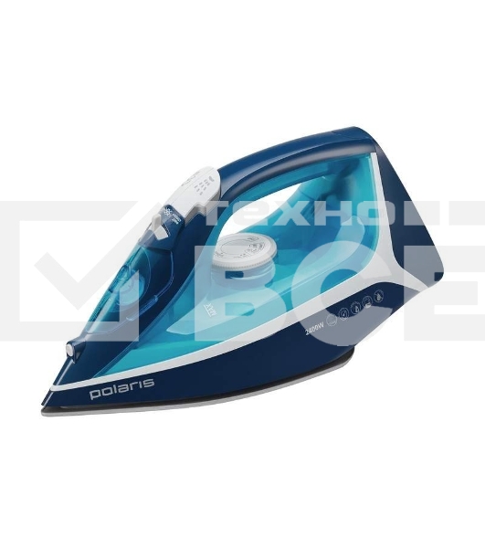 Утюг Polaris PIR 2444K Cord LESS 2400 Вт синий/белый