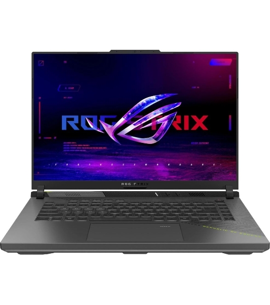 Ноутбук ASUS ROG Strix G16 G614PP-S5119/16'/IPS/AMD Ryzen 9 8940HX/2560х1600/32GB/1024GB SSD/NVIDIA GeForce RTX 5070 8GB/Без ОС/серый/2.5kg