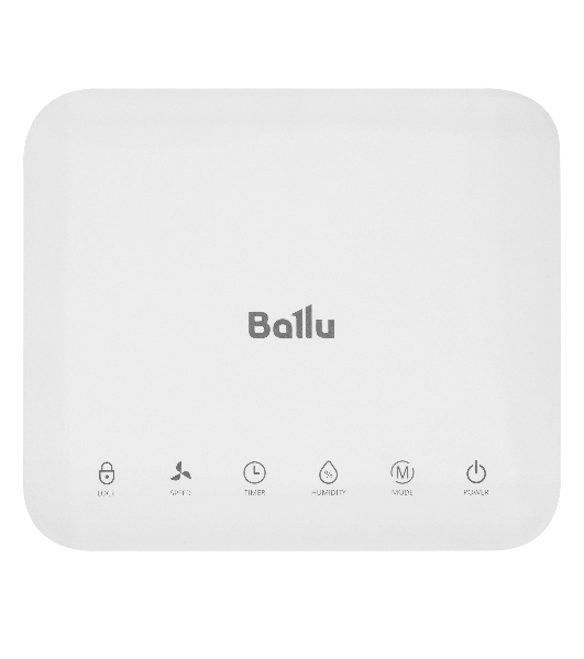 Осушитель воздуха Ballu Vector BD-10L VT белый, 10 л/сутки, 2 л, очистка воздуха