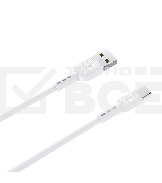 Кабель USB 2.0 HOCO X33, AM/Type-C, белый, 1м, 5А