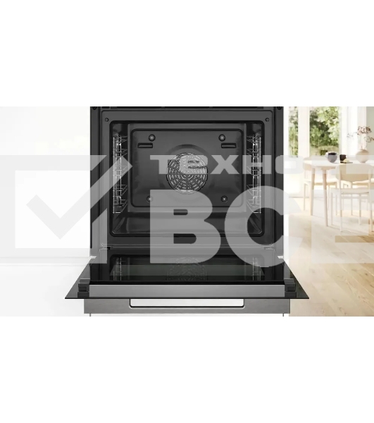 Встраиваемый духовой шкаф электрический Bosch HBG7764B1 черный