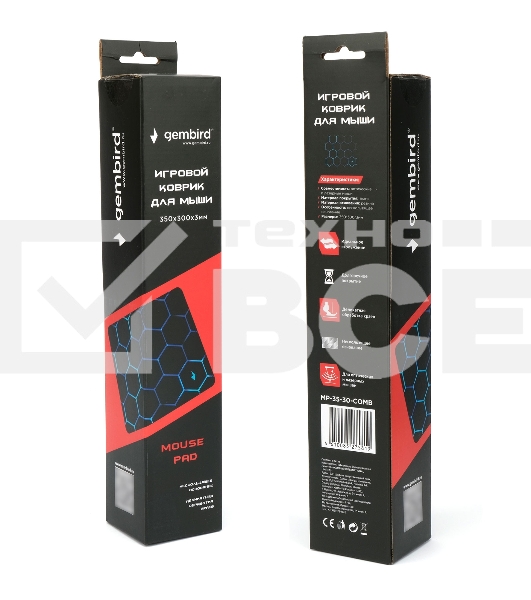 Коврик для мыши Gembird MP-35-30-COMB, 
