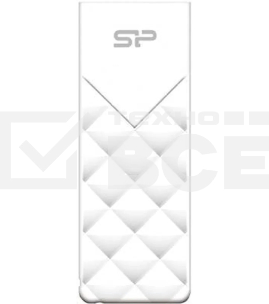 Флешка USB Silicon Power 16Gb Blaze B03 SP016GbUF3B03V1W USB3.1 белый