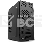 Компьютерный корпус CBR PCC-ATX-E185-WPSU ATX Miditower E185, без БП, 2*USB 2.0, HD Audio+Mic, Black, фото 1