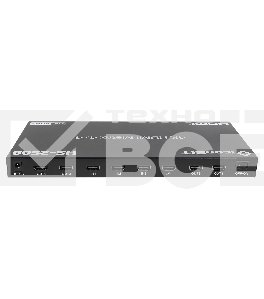 Матричный коммутатор HDMI IconBIT HS-2508 4x4, поддержка 4К60