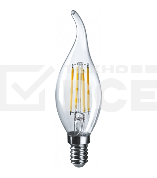 Лампа светодиодная ОНЛАЙТ 80898 OLL-F-FC35-10-230-2.7K-E14