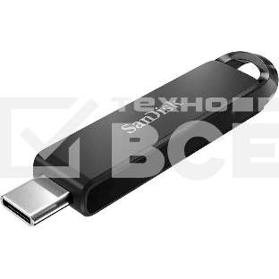 Флеш диск 64GB SanDisk CZ460 Ultra Type-C, USB Type-C, черный