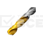 Сверло спиральное по металлу Denzel 10 х 184 мм, Р6М5, Golden Tip, удлиненное, фото8