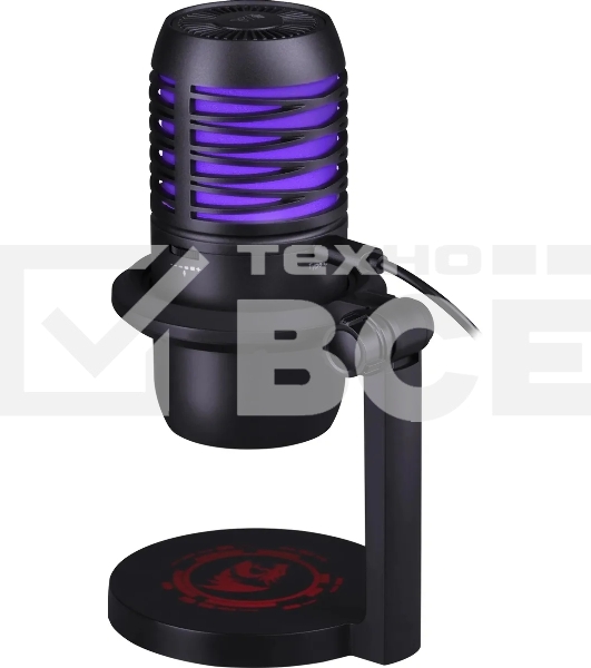 Игровой стрим микрофон Redragon Nebula GM211 USB,Кардиоидный,6 цвет.подсв._1