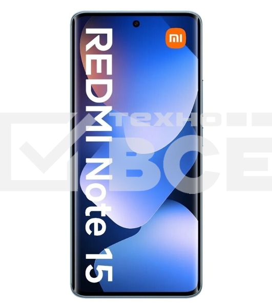 Смартфон Redmi Note 15 RU 8+128 Glacier Blue