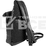 Рюкзак слинг Piquadro Harper CA6784AP/N черный кожа, фото4