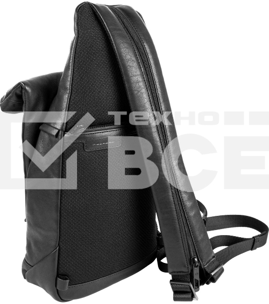 Рюкзак слинг Piquadro Harper CA6784AP/N черный кожа