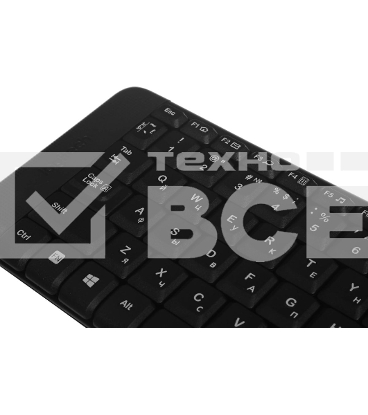 Комплект клавиатура+мышь Logitech MK220 беспроводной, USB, 1000 DPI, чёрный