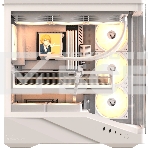 Компьютерный корпус Formula V Line Crystal U9 PA White, ATX, TYPE-C*1, USB3.0*2, Curved Glass, SIDE 3x PERFORMANCE ARGB, REAR 1x PERFORMANCE ARGB, фото4