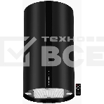 Вытяжка Kuppersberg VORTEX B ширина 40 см, отвод/рециркуляция, 800 м3/час, электронное сенсорное управление, 5 скоростей, светодиодное освещение 2х1 Вт, металлические жироулавливающие фильтры, угольный фильтр KF-ES (опция), 42 дБ, черный, фото 1