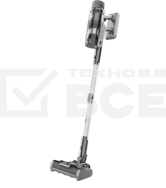 Пылесос вертикальный Haier HVC500, 500Вт, серый/серый