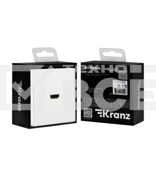Розетка Kranz STRONG HDMI с/у жемчуг