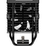 Кулер для процессора PCCooler R300 BK S115X/1200/1700/1851/AM4/AM5 (TDP 150W, 92mm Fan, 3 тепловые трубки 6мм, 800-2200RPM, 18-30dBa), фото6