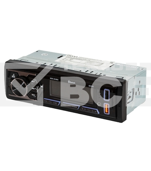 Автомагнитола ECON HED-50UBG, 1 DIN, Bluetooth, USB Type-A, AUX