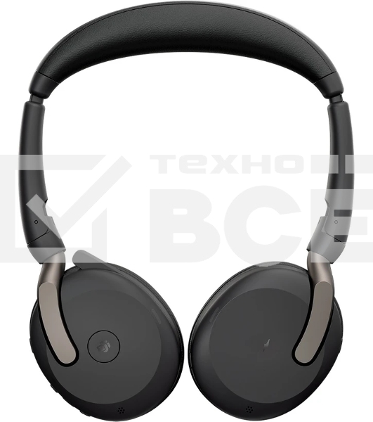Гарнитура Jabra Evolve2 65 Flex чёрный, беспроводная, Bluetooth, до 32 ч