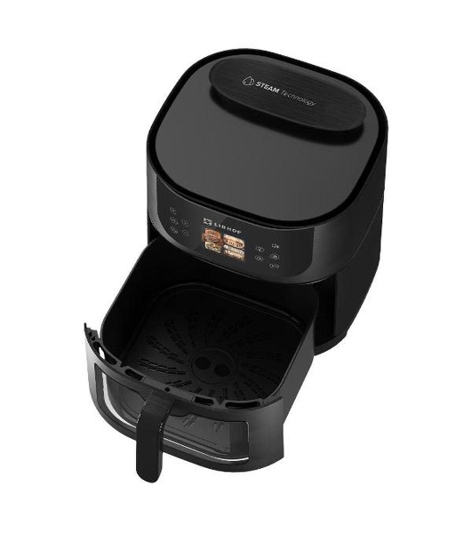 Аэрогриль Libhof AFP-08 черный, 1800 Вт, 8 л, сенсор, 24 программы