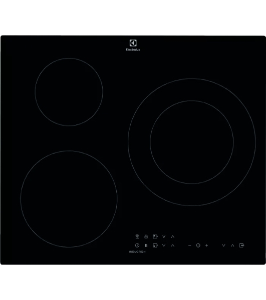 Индукционная варочная поверхность Electrolux LIT60336C, 3 конфорки, с зоной расширения, стеклокерамика, 7350 Вт