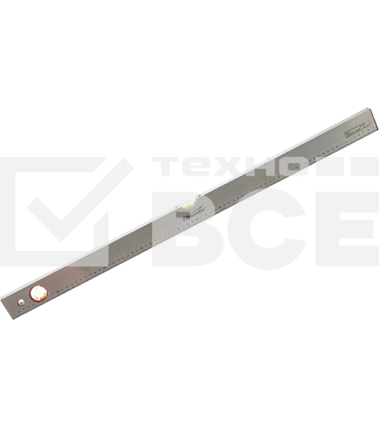 Уровень алюминиевый Sparta 800 мм, 2 глазка, линейка