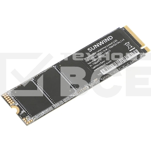 Накопитель SSD SunWind NV3 SWSSD256GN3T, 256Gb, M.2 2280, PCIe 3.0 x4, NVMe, R/W 1800/1000