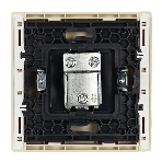 Розетка TV проходная IEK FORTE&PIANO FP429 ваниль, фото5