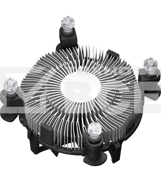 Устройство охлаждения (кулер) PcCooler R94-V2 Soc-1700/1851 4-pin Al 65W 158gr Ret (R94V2-XXNIXX-GL)