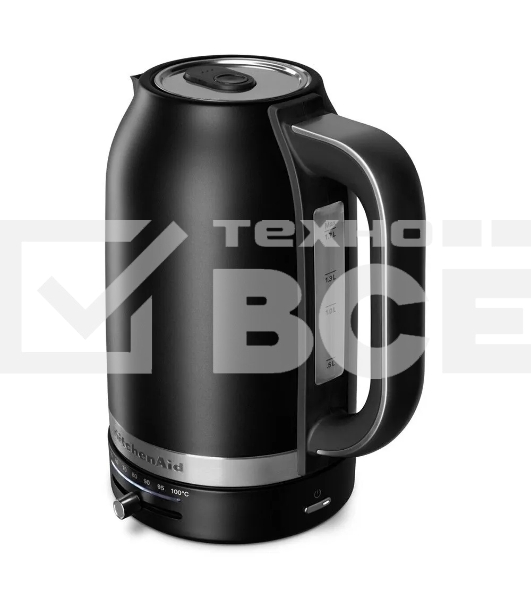 Чайник KitchenAid 5KEK1701EBM матовый черный, 1.7 л, 2400 Вт