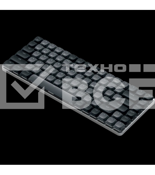 Клавиатура беспроводная механическая Satechi SM1 Slim Mechanical Backlit Bluetooth Keyboard, серый/черный ST-KSM1DK-RU