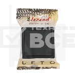 Выключатель 1-клав. LETO черн. бархат LEZARD 752-4200-100, фото3