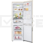 Холодильник LG GC-B459AEMW бежевый двухкамерный 234/110л морозилка снизу, фото7