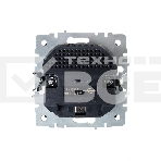 Розетка 1-местная IEK BRITE РЮш10-2-БрЧ (BR-R14-16-U21-D31-K02) с заземлением, с защитными шторками, 16А, с USB A+A 5В 3,1А, черный, фото2