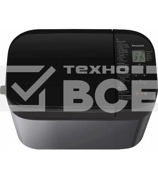 Хлебопечь Panasonic SD-YR2540HTS серый/черный