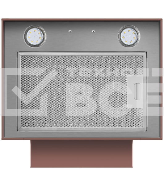 Вытяжка пристенная островная Maunfeld Bath 401 медный, 40 см, 1150 куб. м/ч, 52 дБ