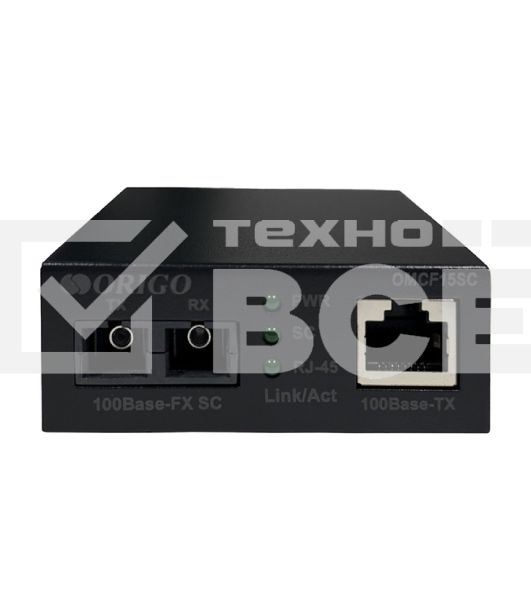 Медиаконвертер ORIGO OMCF15SC/A1A 100Base-TX/100Base-FX (SC), 1310 нм, одномод, до 15 км