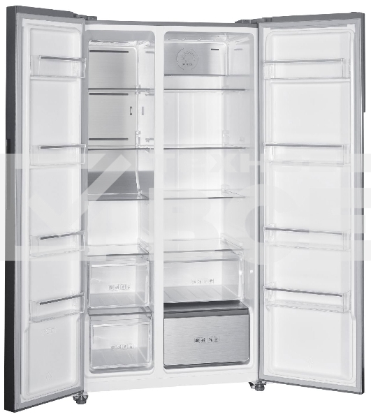 Холодильник ARDO RMA791581EX2 серый двухкамерный 365/217л морозилка слева, No Frost, Side by Side