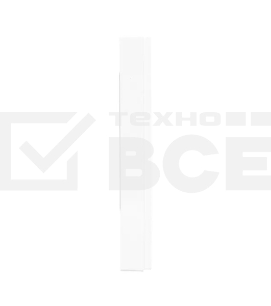 Рамка Эпика 2-местная, белая, пластик