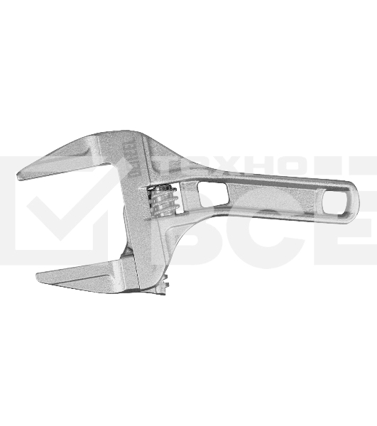 Ключ разводной Denzel 205 мм, алюминиевый