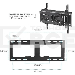Кронштейн Kromax ATLANTIS-80 черный для LED/LCD телевизоров 32'-75', max 50 кг, настенный, фото5