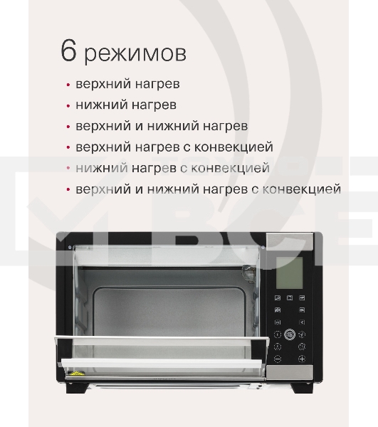 Электрическая мини-печь Krona OFEN 28 BLS