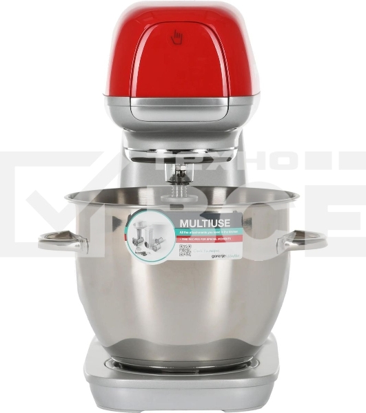 Кухонная машина Gorenje MMC1000RLR планетар.вращ. 1000Вт красный