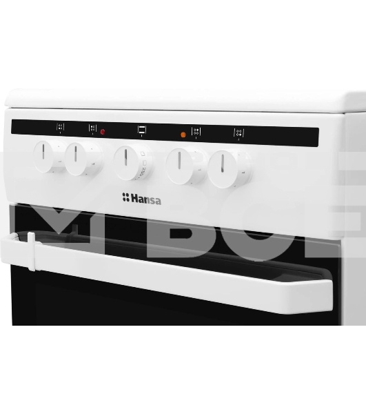 Плита электрическая Hansa FCCW54002 белый, конфорок 4 шт, духовка 68 л, 50 см x 85 см x 60 см