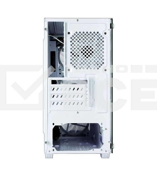 Корпус Ginzzu CL640 mATX FAN 4*12FRGb передняя панель Сетка Белый